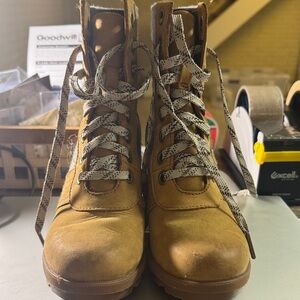 Sorel Tan Combat Boots